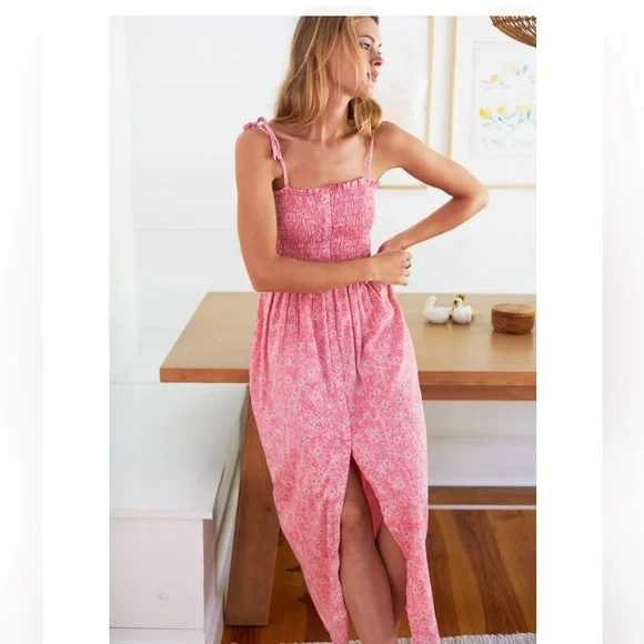 Emerson Fry India Collection Santiago Dress Organic Cotton Sundress  XS/S - Picture 3 of 15